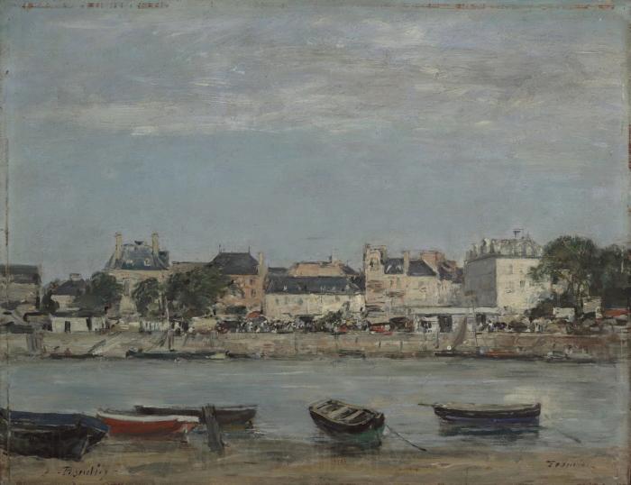 unknow artist Trouville France oil painting art